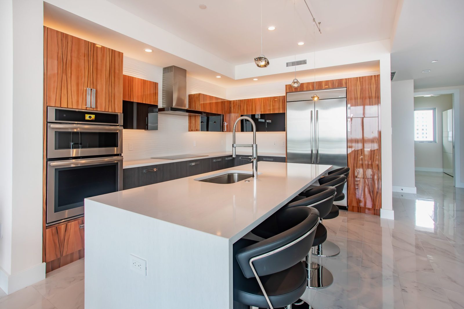 Contemporary kitchen remodel by Cabex Construction